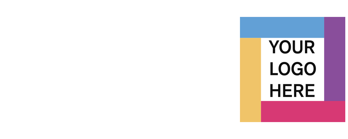 Upload Your Logo Water Bottle (30 oz) - Square Logo - Graphic View