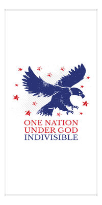 Thumbnail for USA Beach Towel - One Nation Under God - Front View
