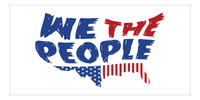 Thumbnail for USA Beach Towel - We The People - Map - Front View