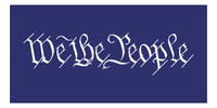 Thumbnail for USA Beach Towel - We The People - Front View