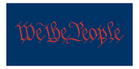 Thumbnail for USA Beach Towel - We The People - Front View