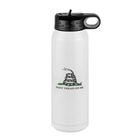 Thumbnail for Personalized USA Flag Water Bottle (30 oz) - Gadsden Flag - Don't Tread On Me - Right View