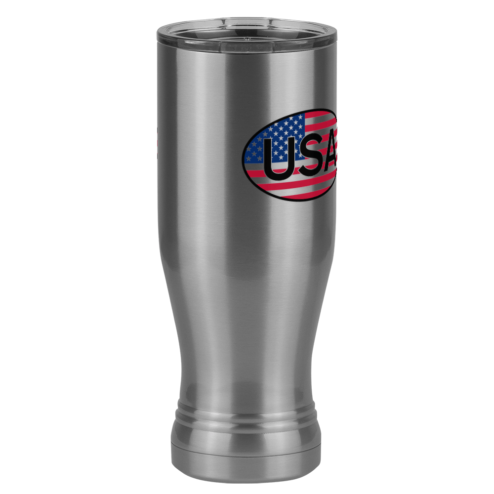 USA Pilsner Tumbler (20 oz) - England - Front Right View