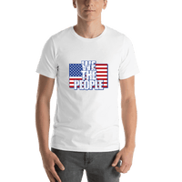 Thumbnail for USA T-Shirt - White - We The People - Flag - Shirt View