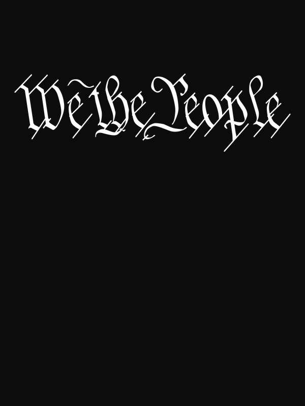 USA T-Shirt - Black - We The People - Decorate View