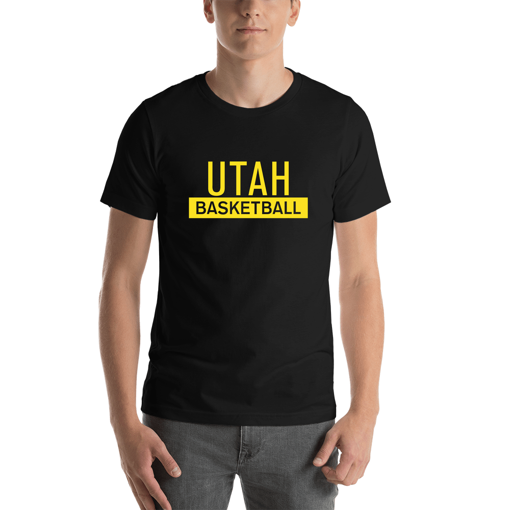 Utah Basketball T-Shirt - Black - Shirt View
