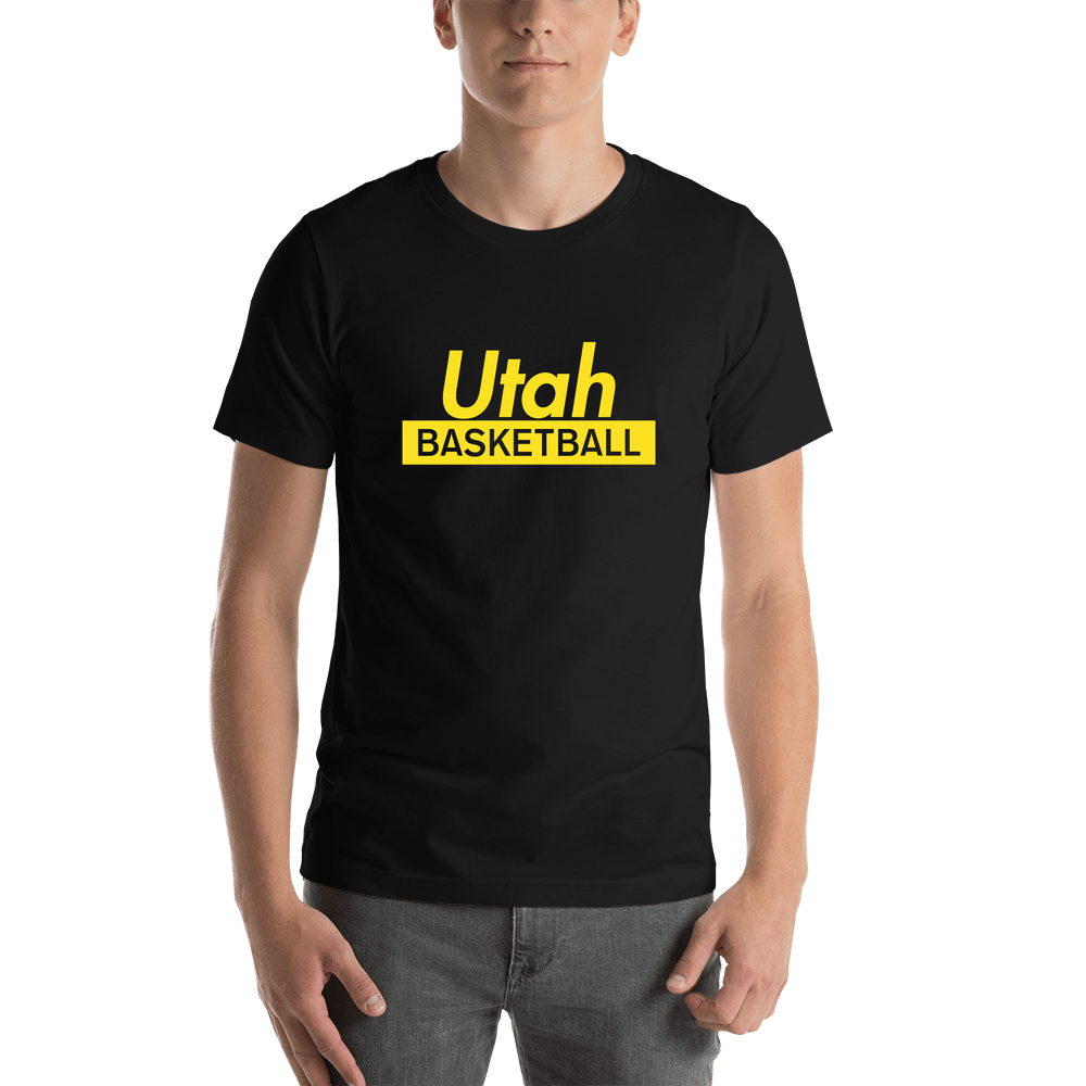 Utah Basketball T-Shirt - Black - Shirt View