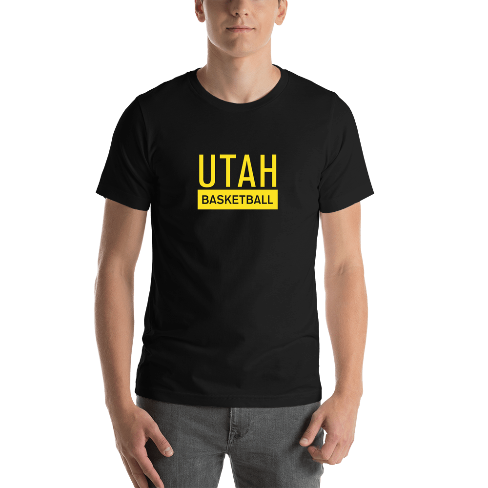 Utah Basketball T-Shirt - Black - Shirt View