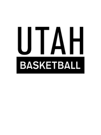 Thumbnail for Utah Basketball T-Shirt - White - Decorate View