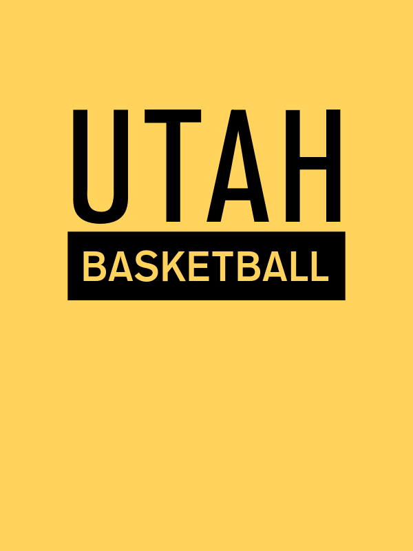 Utah Basketball T-Shirt - Yellow - Decorate View