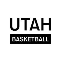 Thumbnail for Utah Basketball T-Shirt - White - Decorate View