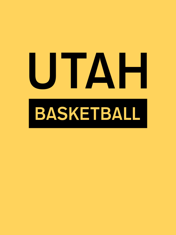 Utah Basketball T-Shirt - Yellow - Decorate View