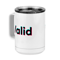 Thumbnail for Valid Coffee Mug Tumbler with Handle (15 oz) - TikTok Trends - Front Left View