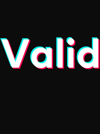 Thumbnail for Valid T-Shirt - Black - TikTok Trends - Decorate View