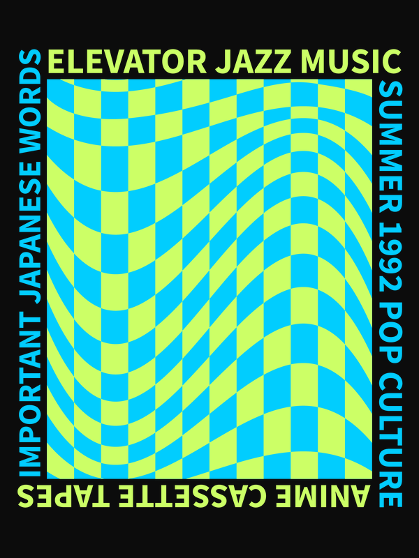 Vaporwave Aesthetic T-Shirt - Black - Decorate View