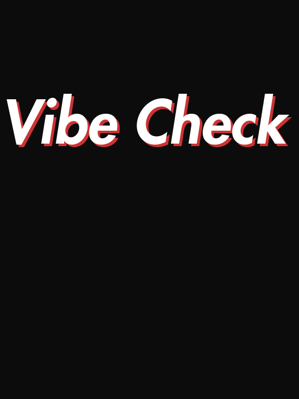 Vibe Check T-Shirt - Black - Decorate View