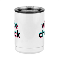 Thumbnail for Vibe Check Coffee Mug Tumbler with Handle (15 oz) - TikTok Trends - Front View