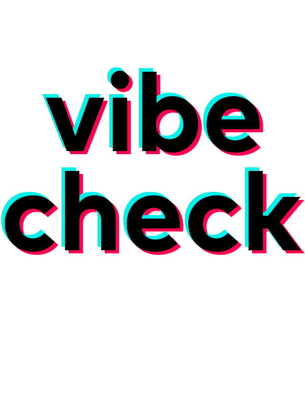 Vibe Check T-Shirt - White - TikTok Trends - Decorate View