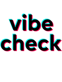 Thumbnail for Vibe Check T-Shirt - White - TikTok Trends - Decorate View