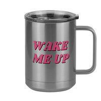 Thumbnail for Wake Me Up Coffee Mug Tumbler with Handle (15 oz) - Right View