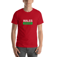 Thumbnail for Wales Soccer T-Shirt - Red - Shirt View