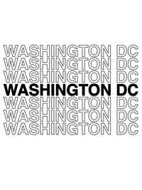 Thumbnail for Washington DC T-Shirt - White - Decorate View