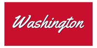 Thumbnail for Personalized Washington Beach Towel - Front View