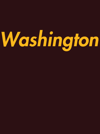 Thumbnail for Personalized Washington T-Shirt - Reddish Black - Decorate View