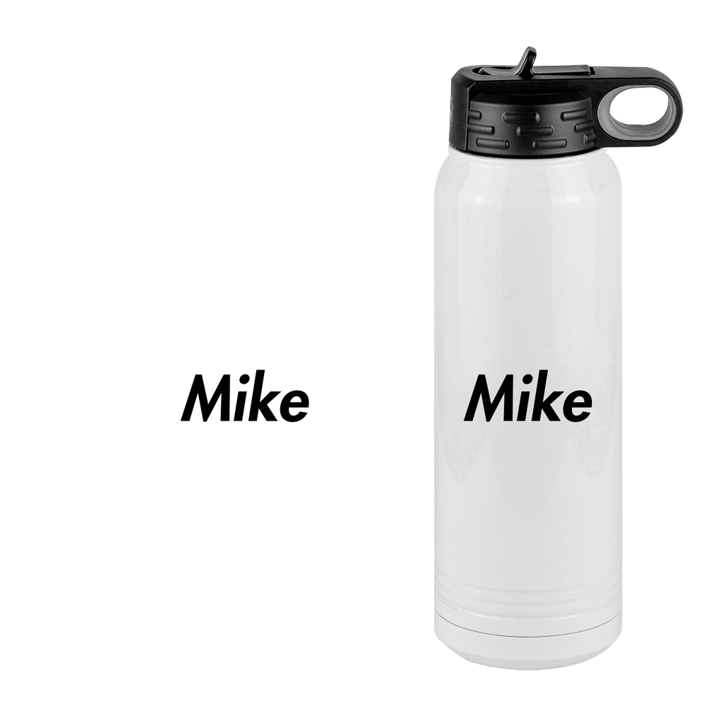 Personalized Water Bottle (30 oz) - Design View