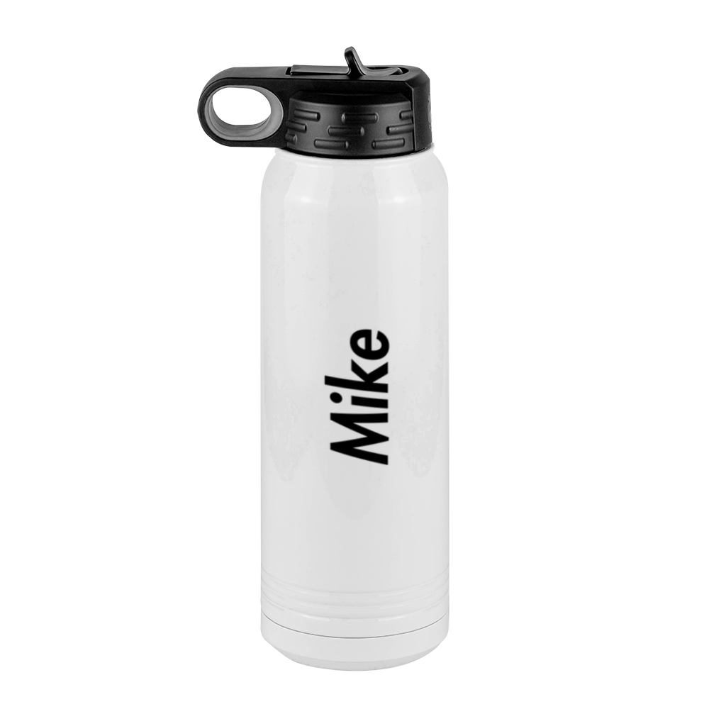 Personalized Water Bottle (30 oz) - Rotated Text - Left View