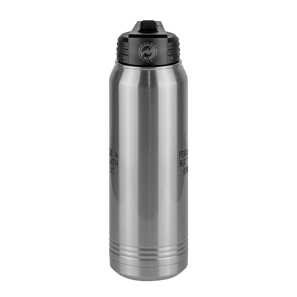 Personalized Water Bottle (30 oz) - Center View