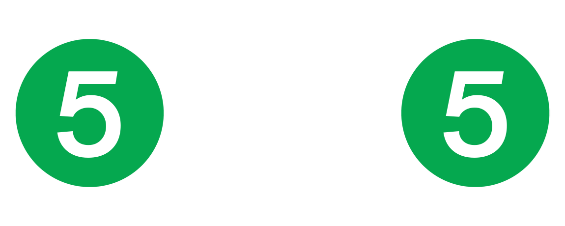 Personalized Water Bottle (30 oz) - New York Subway 5 Train - Graphic View