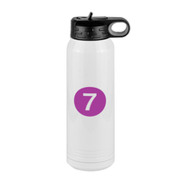 Thumbnail for Personalized Water Bottle (30 oz) - New York Subway 7 Train - Right View