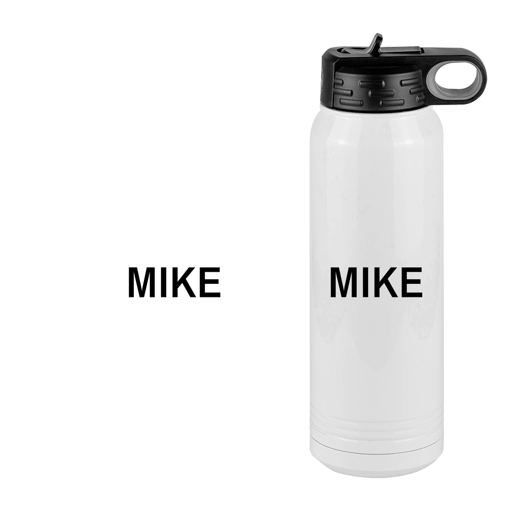 Personalized Water Bottle (30 oz) - Design View