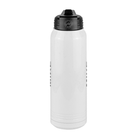 Thumbnail for Personalized Water Bottle (30 oz) - Rotated Text - Center View