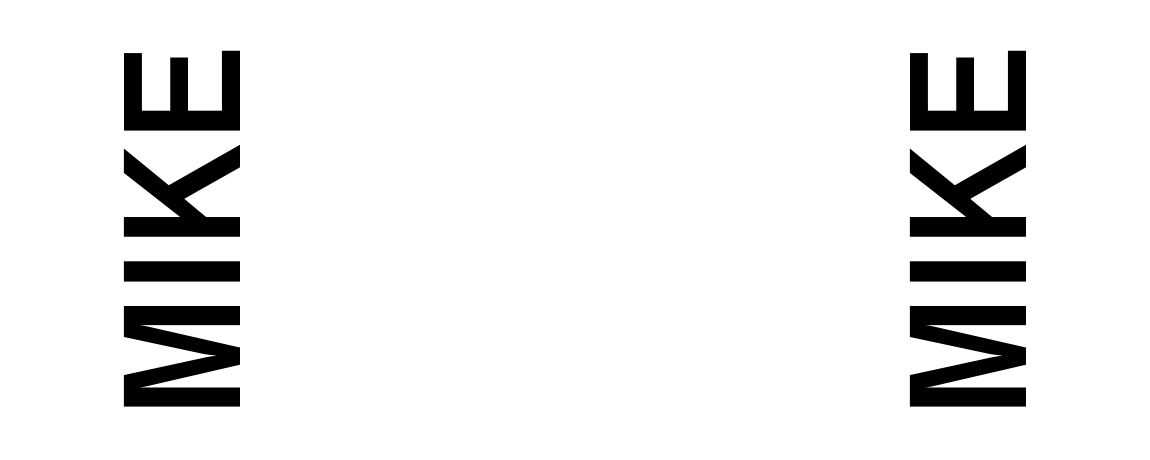 Personalized Water Bottle (30 oz) - Rotated Text - Graphic View