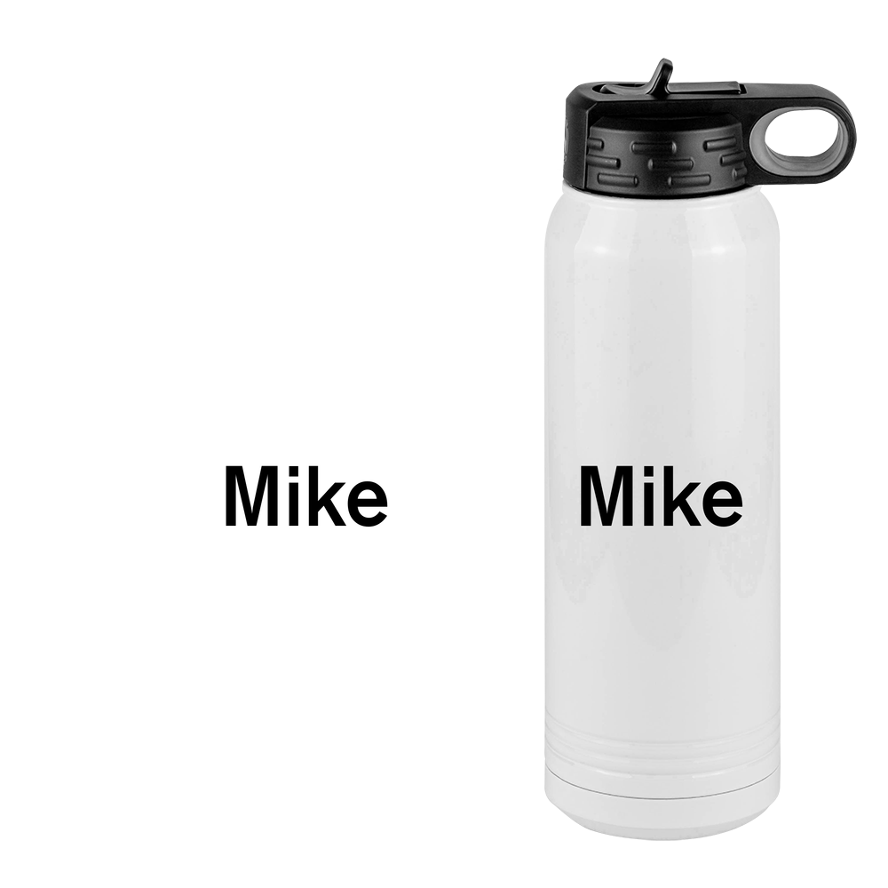 Personalized Water Bottle (30 oz) - Design View