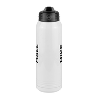 Thumbnail for Personalized Water Bottle (30 oz) - Rotated Text - Center View
