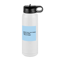 Thumbnail for Personalized Water Bottle (30 oz) - Upload Your Art - Right View