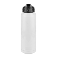 Thumbnail for Personalized Water Bottle (30 oz) - Vertical Text - Front View