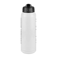 Thumbnail for Personalized Water Bottle (30 oz) - Rotated Text - Front View