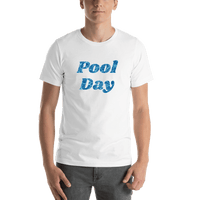 Thumbnail for Personalized Water Text T-Shirt - White - Shirt View