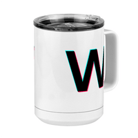 Thumbnail for W Coffee Mug Tumbler with Handle (15 oz) - TikTok Trends - Front Right View