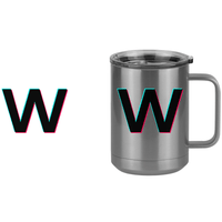Thumbnail for W Coffee Mug Tumbler with Handle (15 oz) - TikTok Trends - Design View