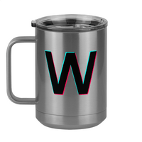 Thumbnail for W Coffee Mug Tumbler with Handle (15 oz) - TikTok Trends - Left View