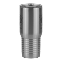Thumbnail for Personalized We Love You Father Travel Coffee Mug Tumbler with Handle (20 oz) - Front View
