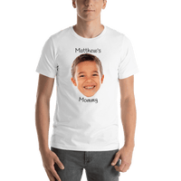Thumbnail for Personalized White T-Shirt - Your Kid's Face - Shirt View