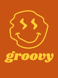 Thumbnail for Personalized Wonky Smiley Face T-Shirt - Autumn - Decorate View