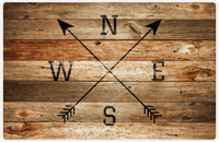 Thumbnail for Personalized Wood Grain Placemat - Arrows - Antique Oak -  View