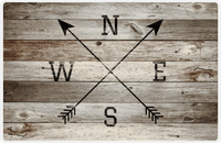 Thumbnail for Personalized Wood Grain Placemat - Arrows - Old Grey -  View